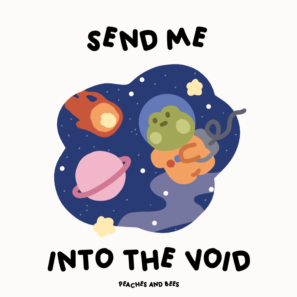 PeachesAndBees's tweet photo. Sometimes I wonder what life would be like if I was just a frog floating around in space with no responsibilities 🐸🛸👽 https://t.co/trO7bVNcqR
