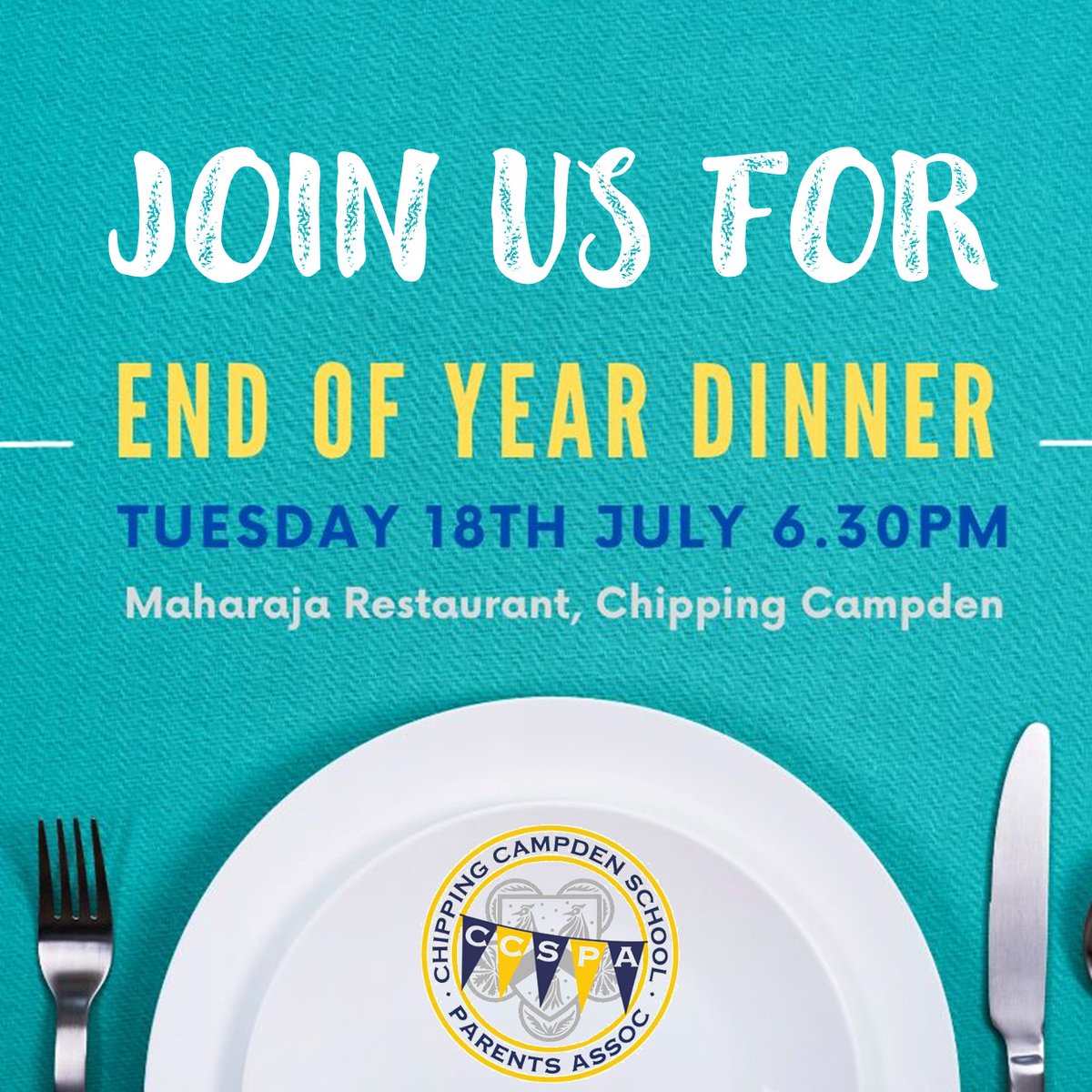 As our final PTA meeting of the school year, let's get social. Anyone with any interest in CCS is welcome. Please RSVP by email: campdenpa@gmail.com as soon as possible in order for us to book the restaurant. We look forward to seeing you there!