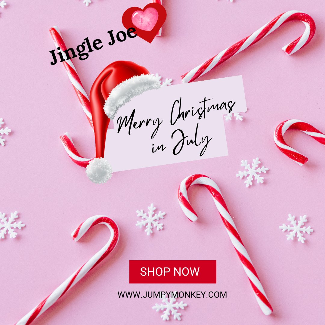 jumpymonk's tweet image. Christmas in July.... 95 degrees today - Jumpy Monkey Coffee - Jingle Joe is available in July to give us those "cool and delicious" thoughts! 
#ChristmasinJuly #JingleJoe #smallbusiness  #CoffeeWithACause #holidaybliss #coffeeholic
SHOP: smpl.is/7bahf