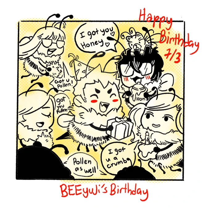 Ryuji Sakamoto birthday C:, acknowledged🐝🎉🍰 