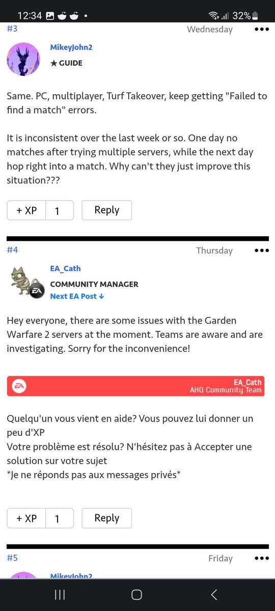 Sevenomous_'s tweet photo. The server issues surrounding PVZ GW2 are a known issue. There is no given date for a fix but EA are aware of the problem. https://t.co/B3lUQXnsNT