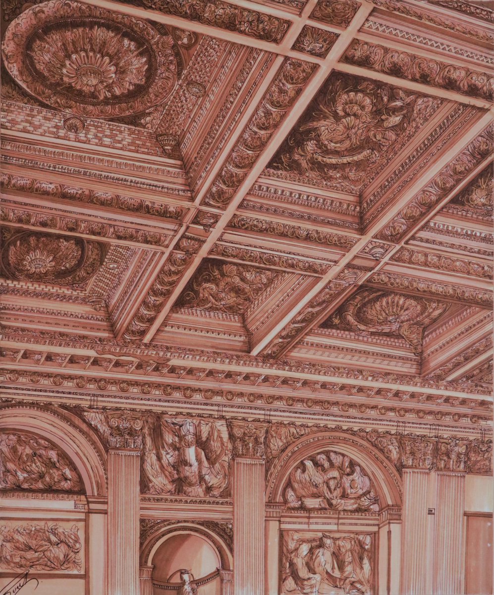 Airdropped June's limited edition "Bethesda" to my collectors that held 2-3 monthly ltd editions (some holding 1 as well). So check your hidden if you received! There are only a few architectural pieces like this in my portfolio, always a challenge to draw but so rewarding in the