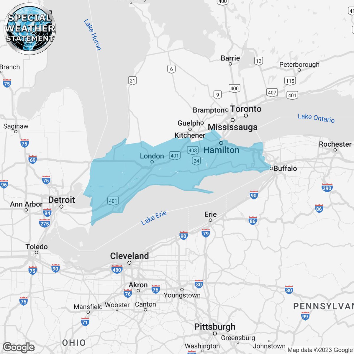 Instant Weather Ontario ⚡️ tweet media