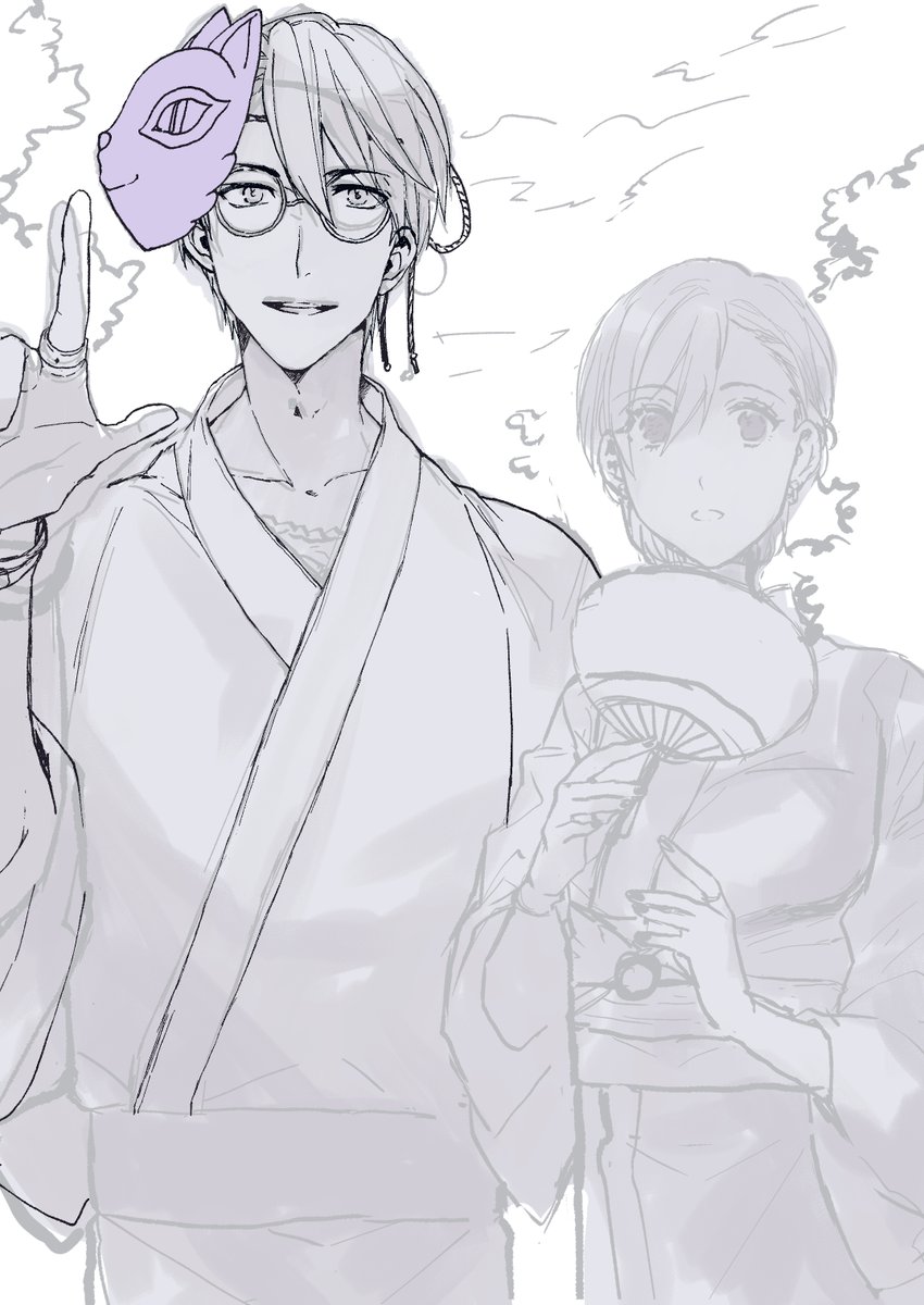最近あまりにも絵を描く時間がとれないので、いっそ小出しにしよう大作戦。せめてミュートはしやすいようにスレに繋げる方式にします。今見るとちょっと頭が長い気がするのでのちのち修正します。 