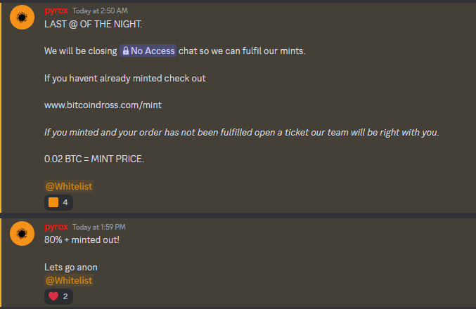 Haha, such a low effort scam. 0.02 per mint and 80% minted out? I hope no one really minted. Stay safe, degens.
@BitcoinDross is scam
<a href="/bitcoinfaces/">Bitcoin Faces</a> is real