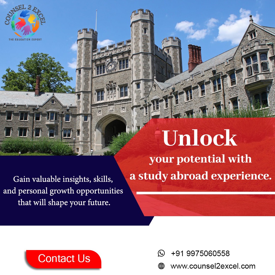 counsel2excel's tweet photo. Unlock your potential with a study abroad experience. 

#studyabroadconsultants #studyabroadconsultancy #counsel2excel #MakingChoices #LifeDecisions #ExploringOptions #JourneyAhead #study #studyabroad #overseaseducation #universities #internationaleducation https://t.co/iA7dygNqoy