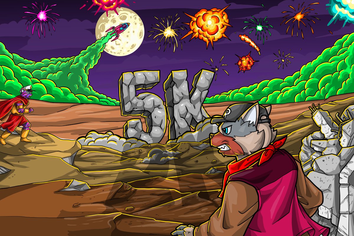 July’s an exciting month for the Wild Tribe🦝

Our 1/1 Art Contest ends tonight!

Our mint date is set for 22nd July⏰

We’ve recently reached 5k followers on Twitter!

Art giveaway anyone? 👀