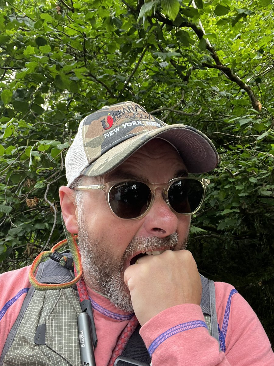 A couple of hours, a few rises, a nice trout, getting broken in a tree root by a big one, a dead shad and getting to fish with some nice gear.