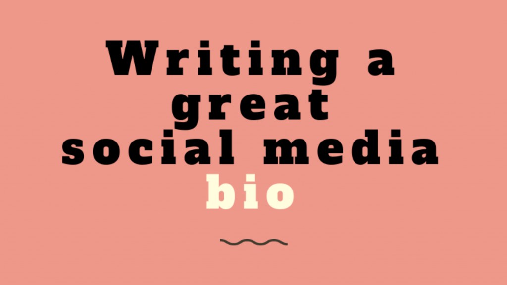 The subject of creating a social media bio is one that I write quite a bit on and I'm often talking about in workshops.

Read the full article: Writing a great social media bio[Infographic]
▸ lttr.ai/ADhXQ

#SocialMediaBio #SocialMedia