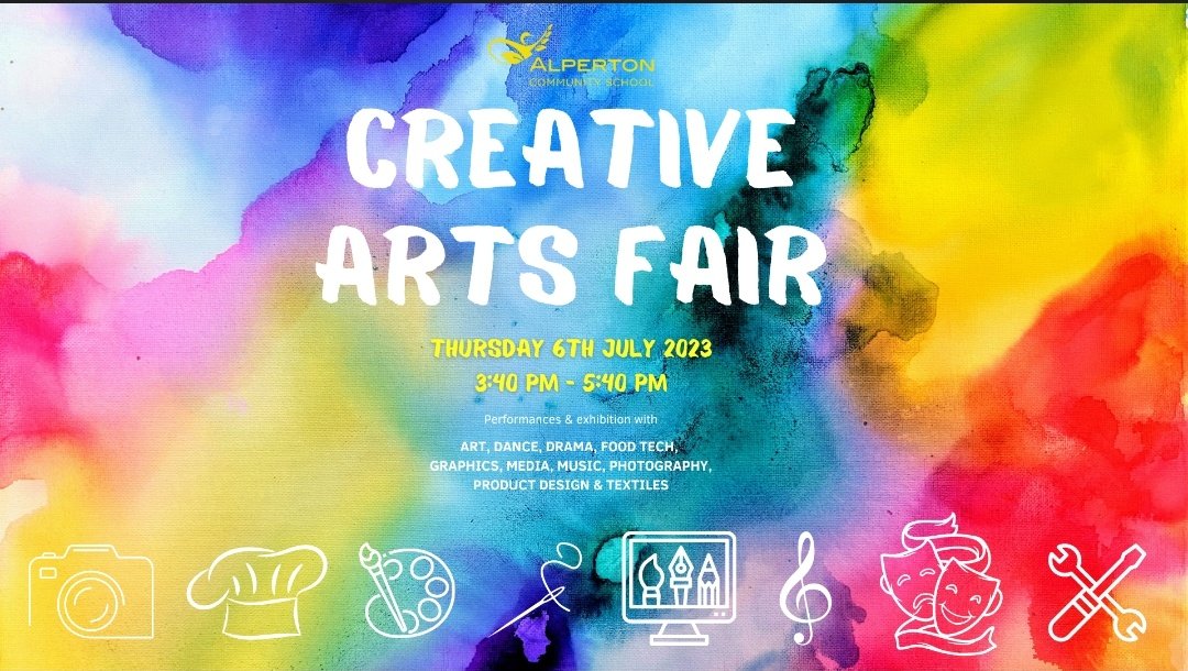 MissPatelMedia's tweet photo. @AlpertonCS Creative Arts Fair is on Thursday! We love showcasing all the amazing work that our students produce. https://t.co/gfNTAg31u4