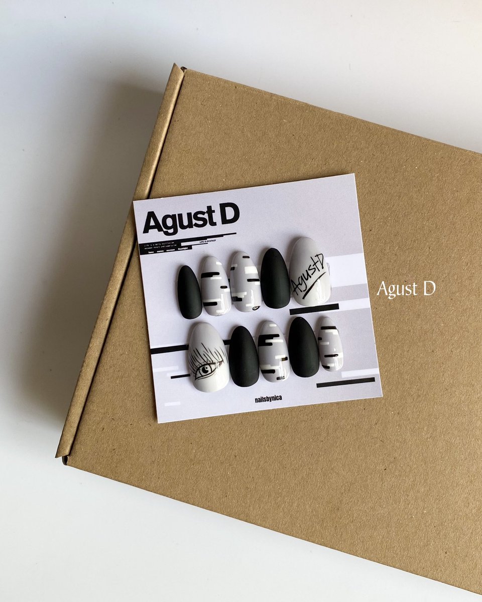 vminicaa's tweet photo. we’re still accepting orders!

Nailsbynica || SUGA | Agust D Triology Collection 🖤

Prices:
Agust D — 500
D-2 v1 — 380
D-2 v2 — 700
D-DAY — 750
Haegeum — 800

Order here:
https://t.co/lydOgzT3PR

*handmade ++ they’re reusable ♡

@/nailsby.nica on IG!

wts lfb ph bts dday https://t.co/vpHXIJzxDc