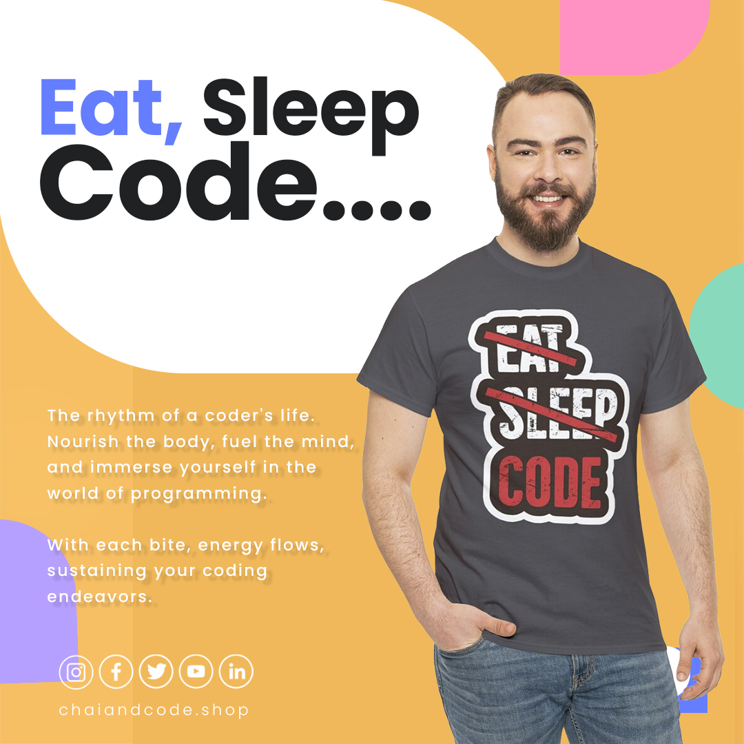 Eat, Sleep, Code, a symphony of dedication and determination, as you shape the digital landscape with your expertise and unwavering commitment.

30-days Moneyback Guarantee!
etsy.com/listing/148753…

#EatSleepCode #CodePassion #CodeAndRepeat #CodeItAll #ChaiAndCode #TheAlgorithm
