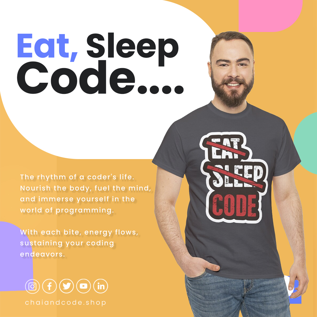 ChaiAndCode's tweet image. Eat, Sleep, Code, a symphony of dedication and determination, as you shape the digital landscape with your expertise and unwavering commitment.

30-days Moneyback Guarantee!
etsy.com/listing/148753…

#EatSleepCode #CodePassion #CodeAndRepeat #CodeItAll #ChaiAndCode #TheAlgorithm