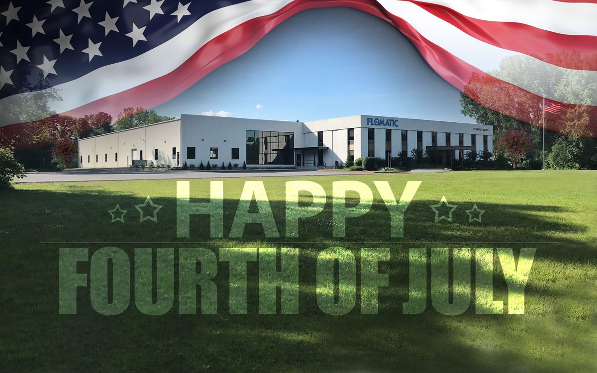 FlomaticValves's tweet photo. From our family to yours, we wish you a happy Fourth of July!

In observance of our Independence holiday, Flomatic will be closed Monday, July 3rd &amp; Tuesday, July 4th. https://t.co/dneEwR9C8j