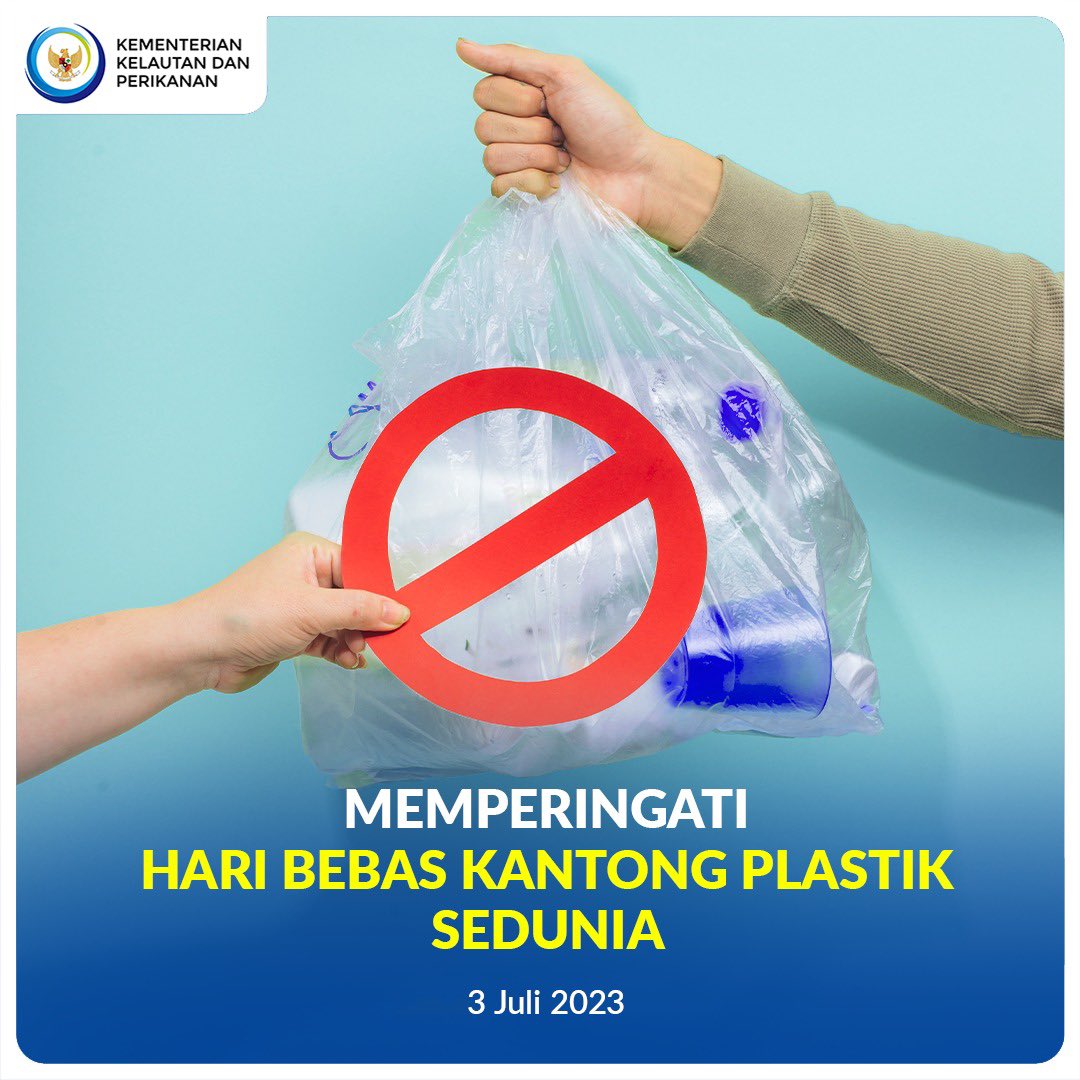 #SahabatBahari, tindakan kecil kita untuk mengurangi sampah plastik berdampak besar untuk kesehatan laut kita loh, salah satunya dengan mengurangi penggunaan tas plastik sekali pakai.