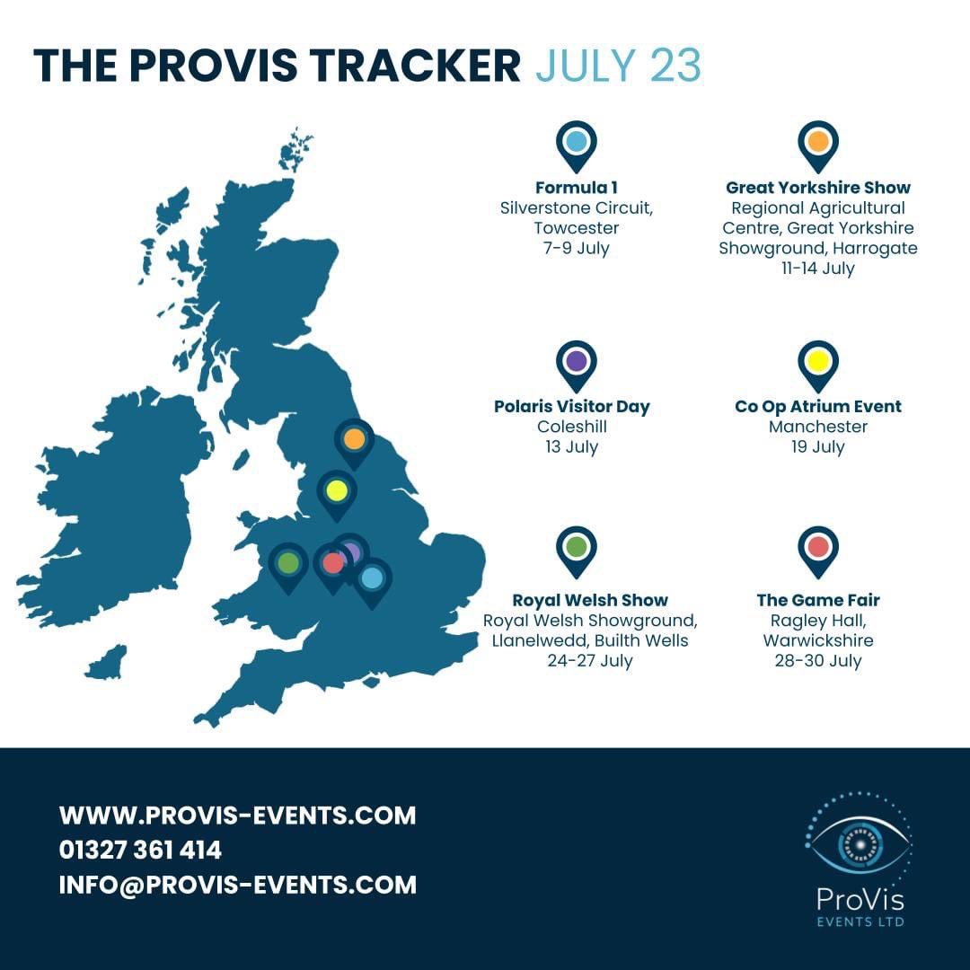 ProVis_events's tweet image. Curious about where you can find us in July? 

🗓 Here's our exciting event lineup this month as we continue to support our clients transform event stands and spaces into magical showcases of creativity and innovation.  

provis-events.com

#standbuilder #exhibitionstands