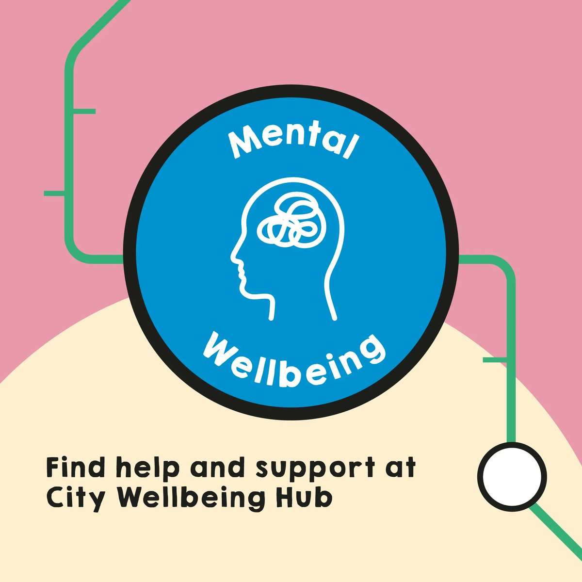 CityWBNHub's tweet photo. Mental wellbeing can be a key to our overall health. 

If you or someone you know is struggling with life’s pressures, #WellbeingNetworkBradford is here to help you find the support you need.

Come along to one of our Wellbeing Hubs. https://t.co/5WXWyTVYp6 

#mentalhealthmatters https://t.co/qEuFKjJdJg