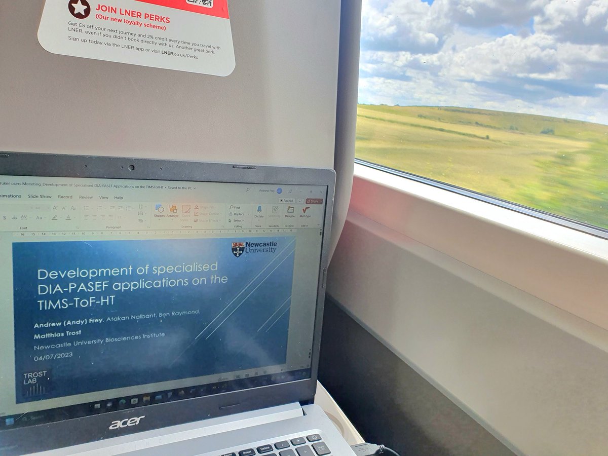 Looking forward to the <a href="/bruker/">Bruker</a> post meetup in #Edinburgh, just finalising a few slides and enjoying the view! <a href="/TrostLab/">Matthias Trost 🇪🇺</a>