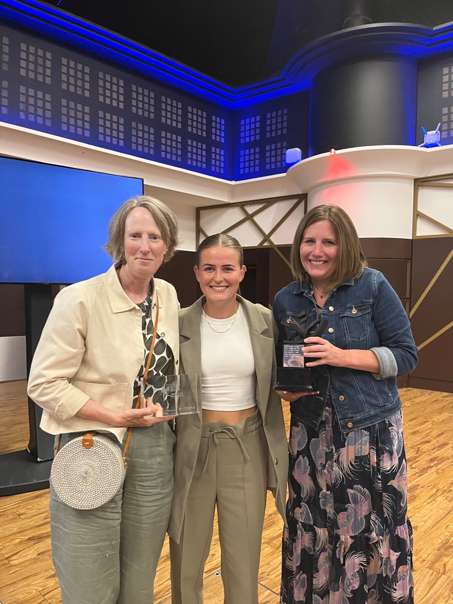 We were delighted to attend the Deaf Sports Personality of the Year awards on Saturday! Super proud of Cochlear recipient Zara who won the DSPY Award for 2022 and the England Deaf Women's Futsal team who won the Team Award. An incredibly inspirational evening. <a href="/ZMusker/">Zara Musker 🤟🏼</a>