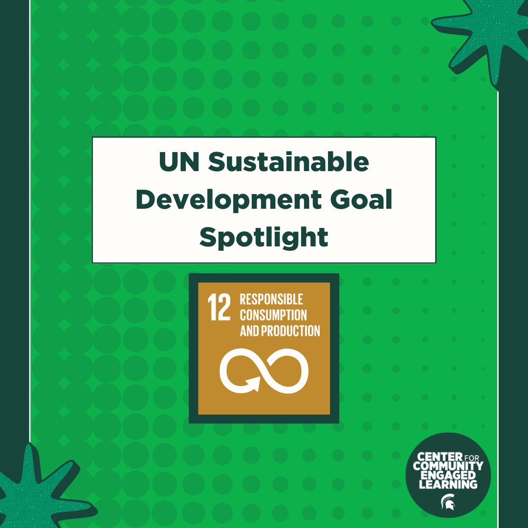 CCEL_at_MSU's tweet image. Are you familiar with UN Sustainable Development Goal 12: Responsible Consumption And Production? Swipe through this post to learn about it!

 #SustainableDevelopmentGoal12 #ResponsibleConsumption #SDG12 #ResponsibleProduction #SustainabilityGoals