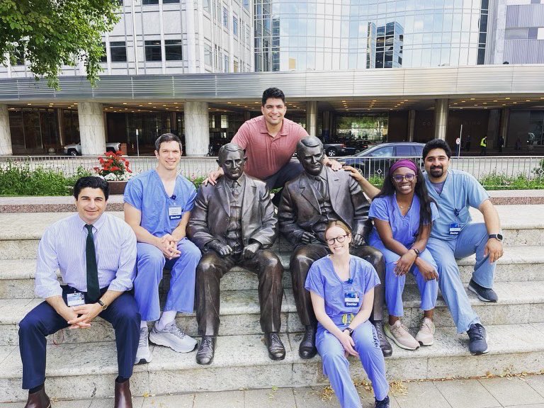 Mayo Clinic ENT Residency Program (@mayoentresident) on Twitter photo Happy first official day to our new <a href="/MayoClinicENT/">Mayo Clinic ENT</a> intern class! Here they are on their scavenger hunt this past Friday getting to know the campus. Good luck, you got this!
#otomatch #otomatch2024 #otolaryngology #ENT #iamoto #oto #otolaryngologyinterns <a href="/headmirror_com/">Headmirror.com</a> Happy first official day to our new <a href="/MayoClinicENT/">Mayo Clinic ENT</a> intern class! Here they are on their scavenger hunt this past Friday getting to know the campus. Good luck, you got this!
#otomatch #otomatch2024 #otolaryngology #ENT #iamoto #oto #otolaryngologyinterns <a href="/headmirror_com/">Headmirror.com</a>
