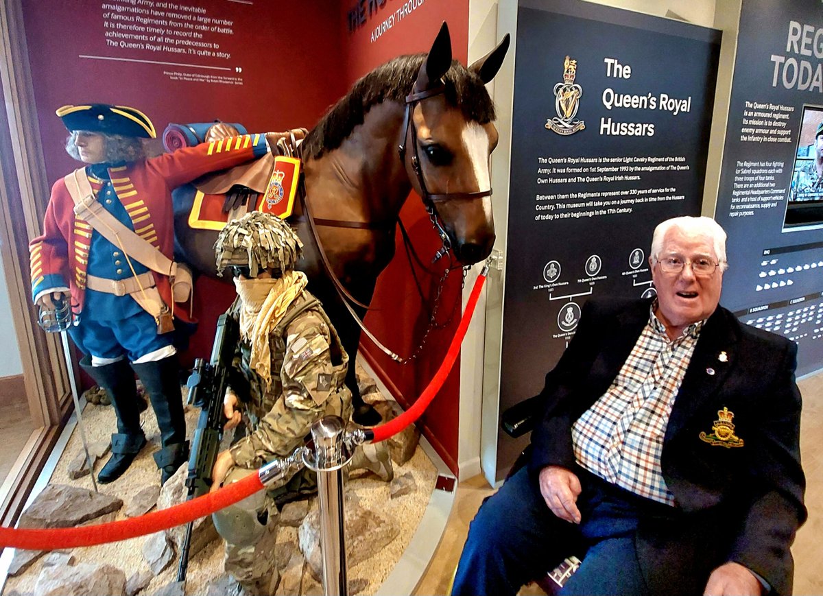 StarandGarter's tweet photo. Staff and residents from #Solihull enjoyed a trip to The Queen’s Royal Hussars Museum in Warwick. 🎖️ https://t.co/PGxWwMACal