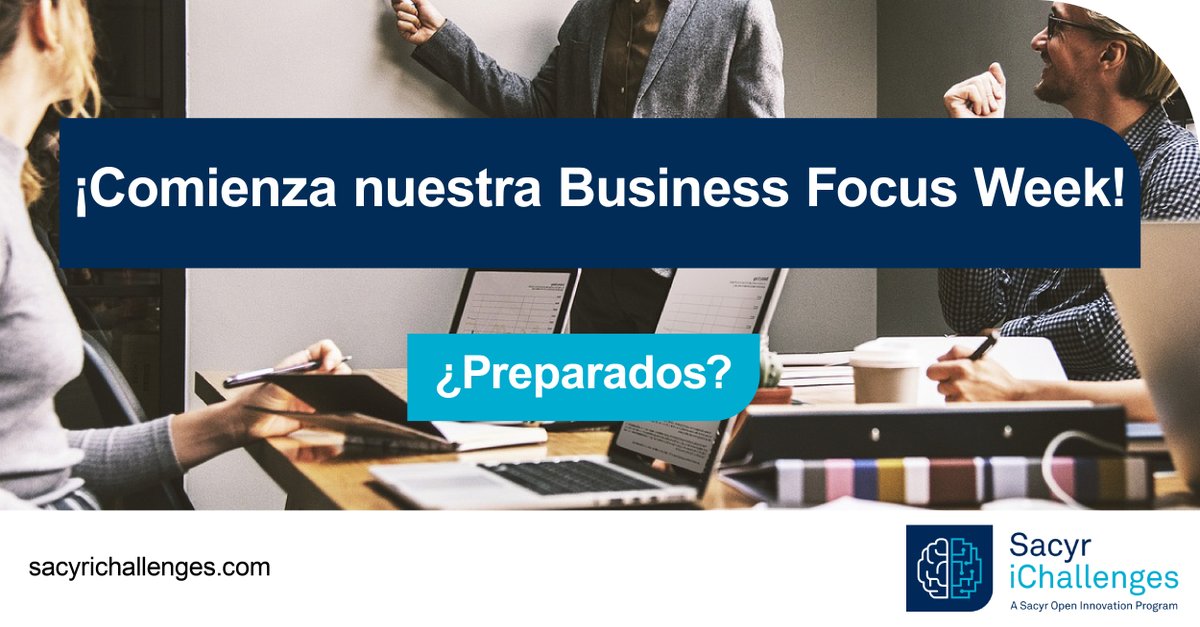 SomosSacyr's tweet image. 🤖¡Arranca la #FocusWeek de #SacyriChallenges!

Nuestro #equipo de expertos se reúne esta semana con los 15 agentes finalistas para trabajar la viabilidad e implementación de las propuestas recibidas.  

¿Quieres saber más? 👉sacyrichallenges.com