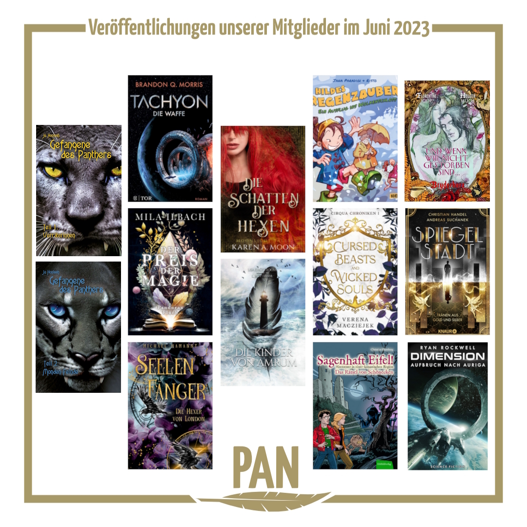 Wieder waren  unsere Mitglieder sehr fleißig mit ihren Veröffentlichungen. Ihr findet alle Neuerscheinungen hier auf unserer Website:  wir-erschaffen-welten.net/werke/
Wir wünschen viel Spaß beim Stöbern! -eb