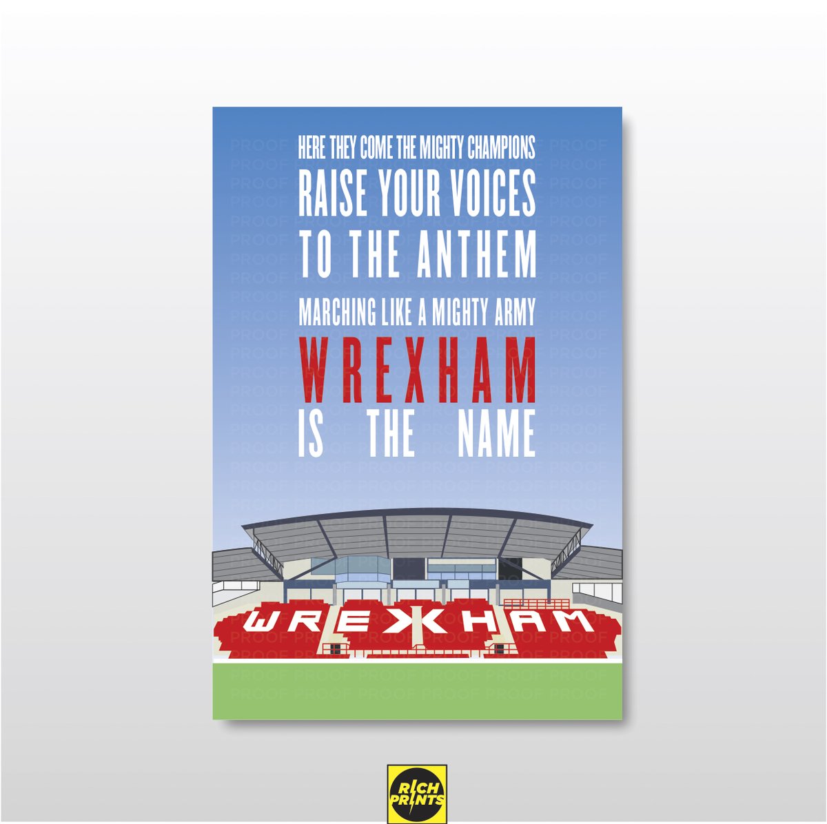 Full Wrexham Range available on my <a href="/Etsy/">Etsy</a> page Rich Prints Store 🧡❤️🏴󠁧󠁢󠁷󠁬󠁳󠁿 x
#Etsy #EtsySeller #etsyshop #Wrexham #WXMAFC #NorthWales #football #FootballGround #Deadpool #WrexhamAFC #Racecourse #prints #poster #design #illustration #artworks #gifts