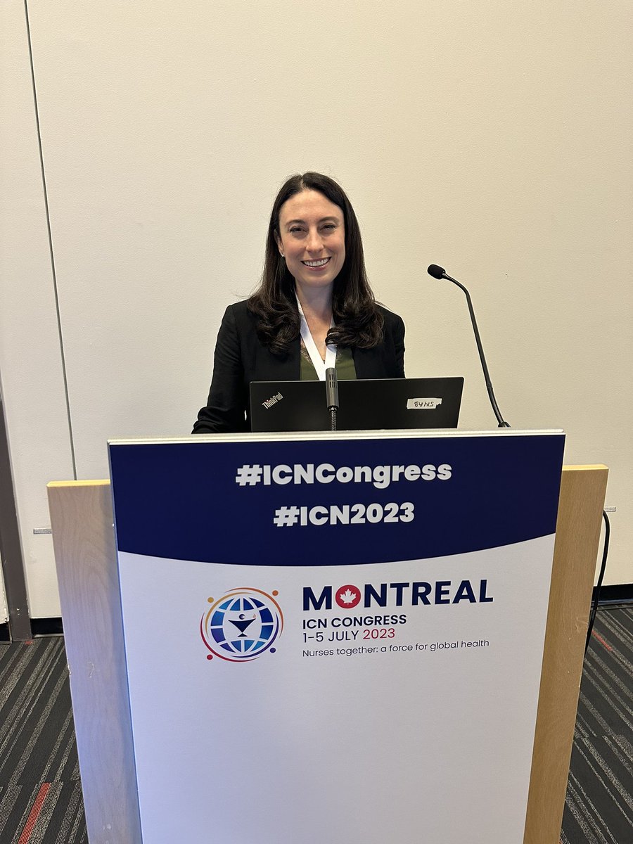 Another #BabySteps podium with great engagement, Q&A, and connection with #nurses health systems around the world!

This model improves patient care & caregiver experience.

#NurseLed #Model
#Transition
#NICU
#ICN2023 

@ICNurses 
@Nicklaus4Kids 
@NAPNAP 
@PedsNurses