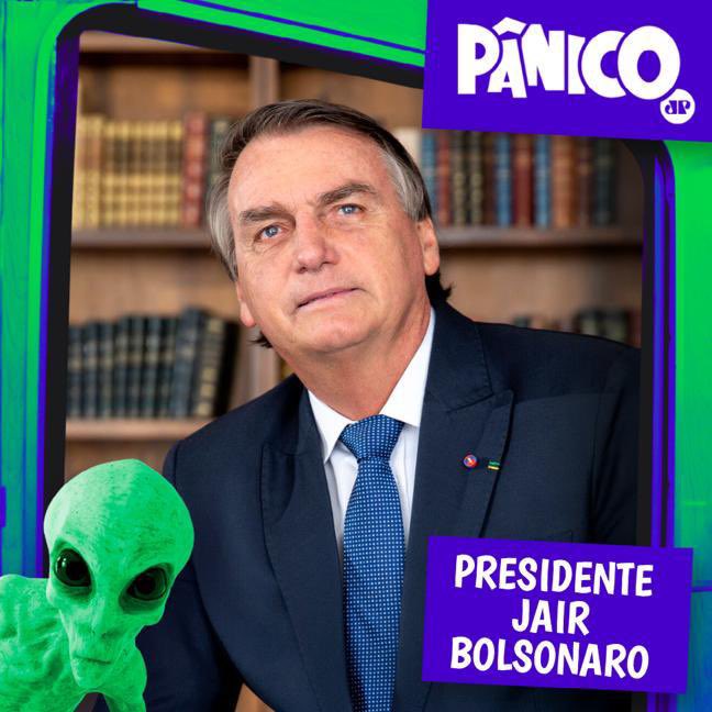 Adivinha quem vai participar do <a href="/programapanico/">Programa Pânico</a> hoje? 👀👀👀 <a href="/jairbolsonaro/">Jair M. Bolsonaro</a> #bolsonaronopanico