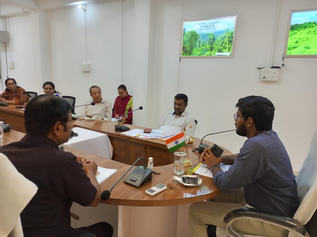 Firts meeting of The District Child Welfare and Protection Committee held under the Chairmanship of DC, Nicobar to review on the implementation of  Child centric laws and policies within the district. Necessary directions were issued to line departments for Necessary actions.