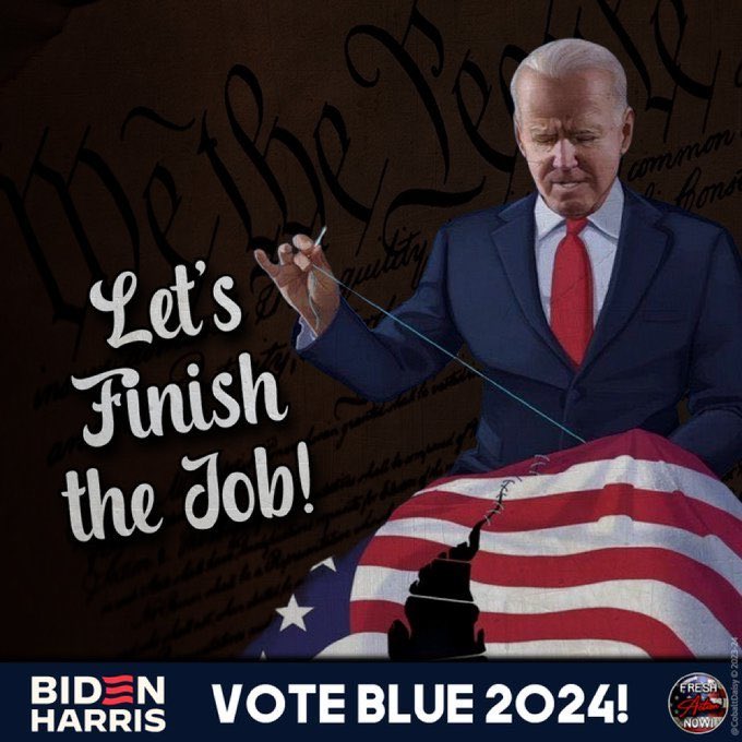 Yes, Biden is old, so what. Yes, Biden makes mistakes, he’s human. So what. Yes, he has tripped. Yes, he has fallen off his bike. He will probably trip and fall again. So what. 

Biden is always counted out, he gets knocked down but gets right back up.

Jay-Z said, “You gotta get