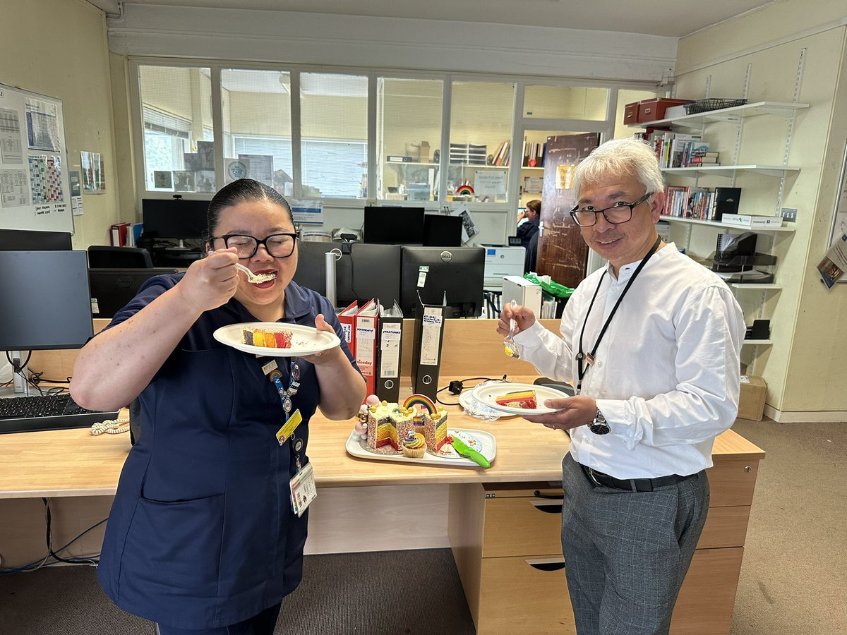 May this cake remind everyone that we are more than just seen. 🌈🎂✨ 
#ClinicalEducationTeam #CakeItEasy <a href="/ENHHCharity/">East and North Hertfordshire Hospitals' Charity</a> #ThankYou