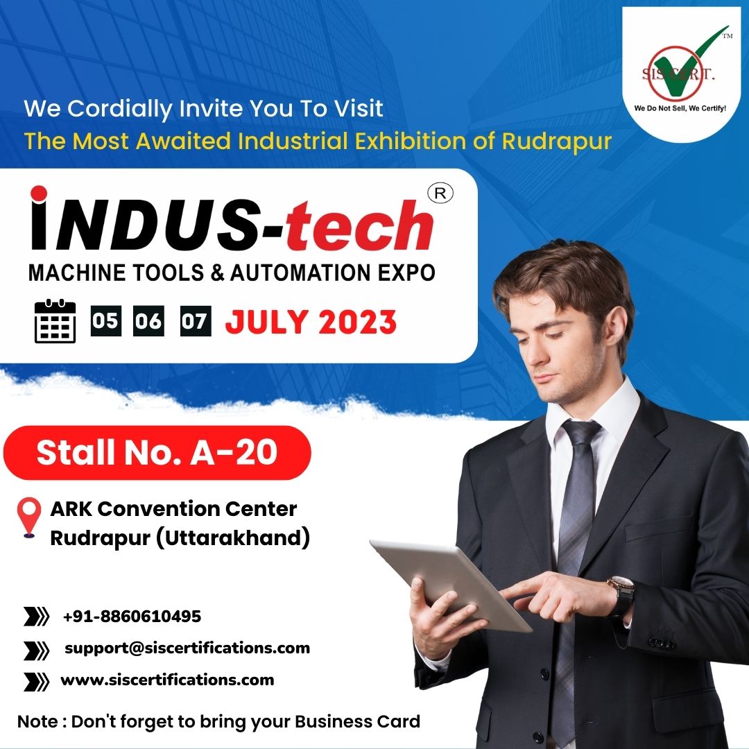 shyamkashyapsis's tweet image. We cordially invite you to visit us &amp;amp; explore the latest advancements in technology, design &amp;amp; creativity.  Don't miss out on this event that promises to inspire, educate &amp;amp; shape the future. Contact Us: +91-8860610495 #SISCertifications #business #industech #rudrapur #opportunity