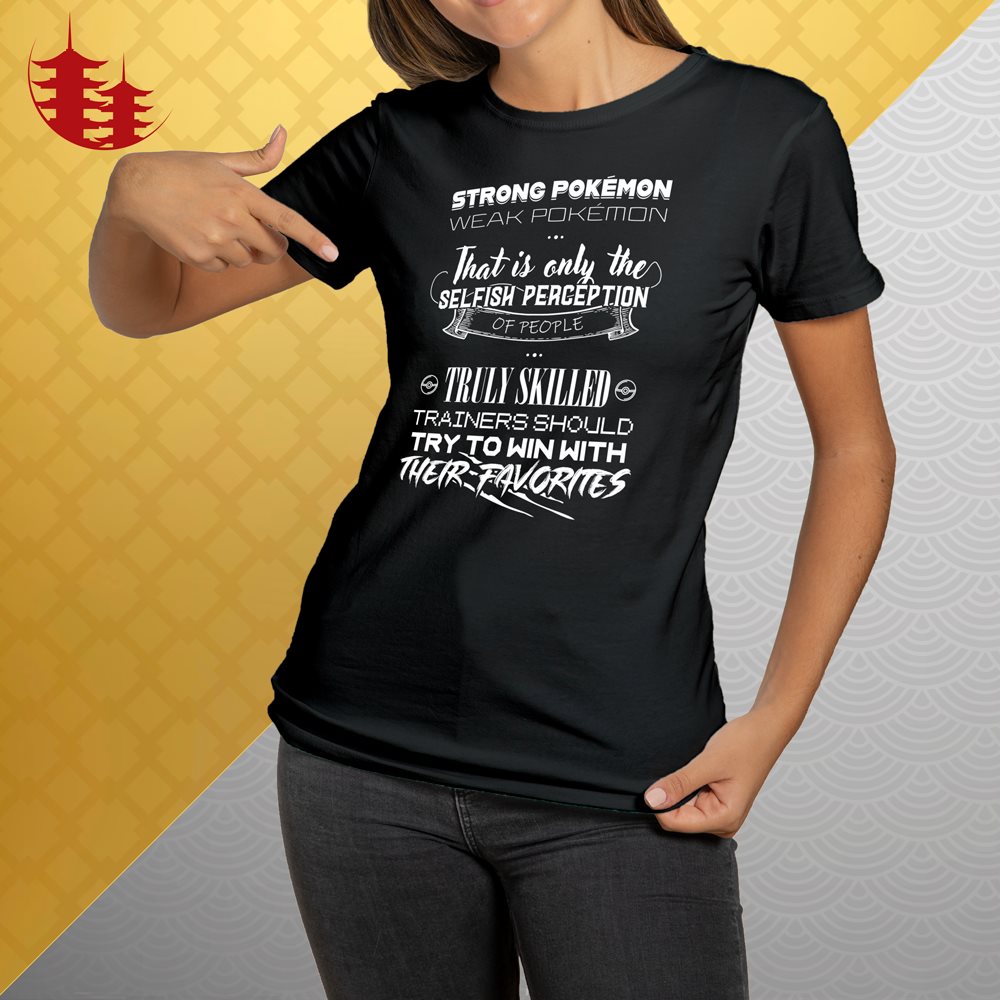 indigoconbr's tweet photo. "Pokémon fortes, Pokémon fracos... Essa é apenas uma percepção egoísta das pessoas. Treinadores habilidosos de verdade deveriam tentar vencer com seus favoritos".
Segunda é o dia mundial de frases motivacionais e camisetas exclusivas #IndigoConGS: https://t.co/gQ3BsRnnnC https://t.co/4r0fSgGvl1