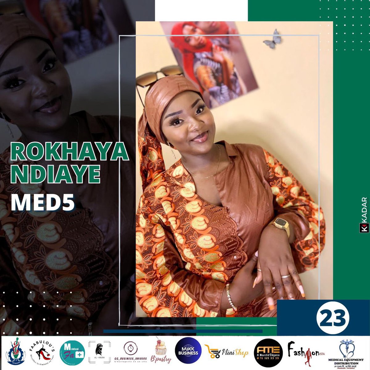 SenSagnseFmpo's tweet photo. N•23✨🔥📌

Pour voter pour elle, il suffit juste de liker…
Il y aura au total cinq (5) finalistes pour les Miss📌 https://t.co/vmfpHQSayh