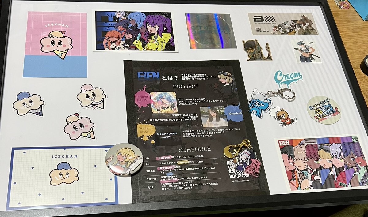 Nコレ行って来ました！
お会いしたかった方々に会えて
とても楽しかったです😊
<a href="/petsmokers/">PetSmokers｜ペッスモ</a>のマージさんに
<a href="/_moppy_20/">moppy | Web3 Challenger</a> のもっぴーさんに
<a href="/icecream___NFT/">あいすちゃん</a> のあいすちゃん
EIENのいつメンの方々
<a href="/cham_NFT/">Cham | Teal</a> 
<a href="/uni_uni0_0/">UNI</a> 
<a href="/arufa_nft/">あるふぁ | arufa | NFT collector</a> 
<a href="/kouich77nft/">虹一</a> 
ありがとうございました😊