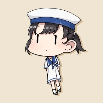 艦これ「ぼんやり昭南の妖精さん #艦これ」|かもくなぎのイラスト