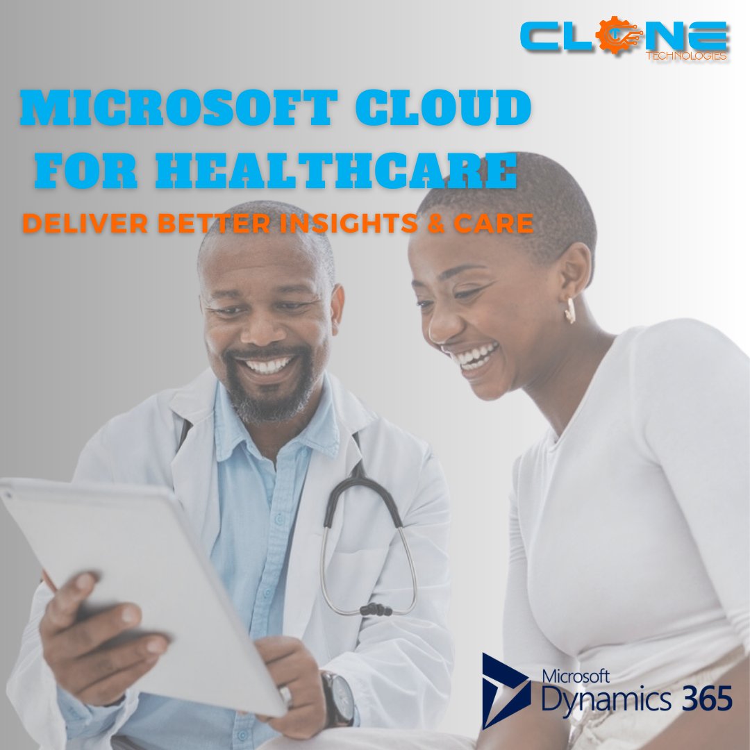 CloneTech22's tweet image. Empower meaningful outcomes across the healthcare journey with our Microsoft Cloud For Healthcare that provides trusted capabilities which make it easier to improve the entire healthcare experience.

Contact us today on;
📧 info@clone-technologies.com
📞 +254 799 757 777
#ERP