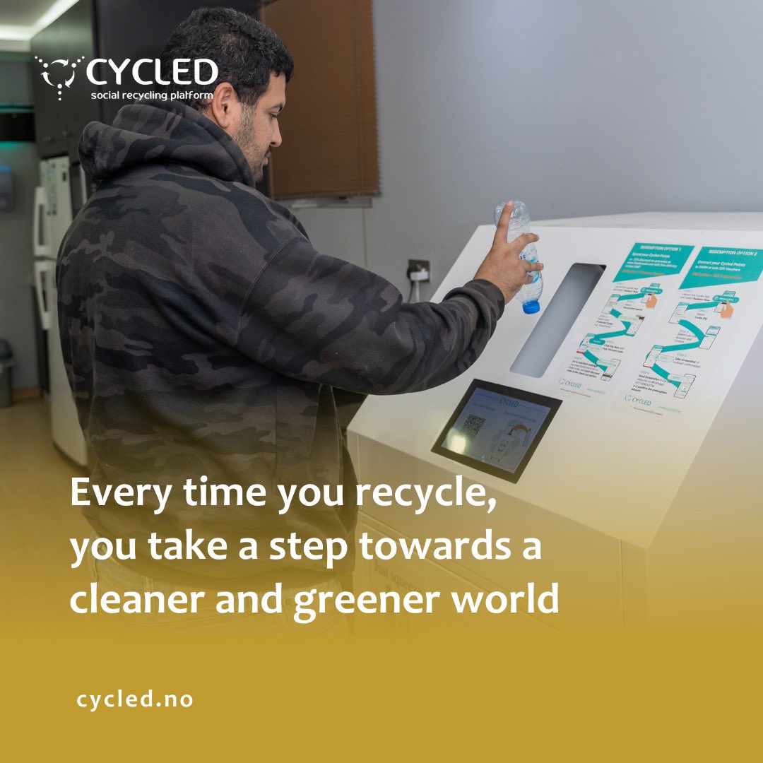 cycledtech's tweet image. 🌍💚 Every recycling effort is a stride towards a cleaner, greener world! 🌱♻️ 

Let's keep the momentum going and make sustainable choices every day. Together, we can create a brighter future for our planet! 🌎✨

Visit cycled.no to learn more

#RecycleForChange