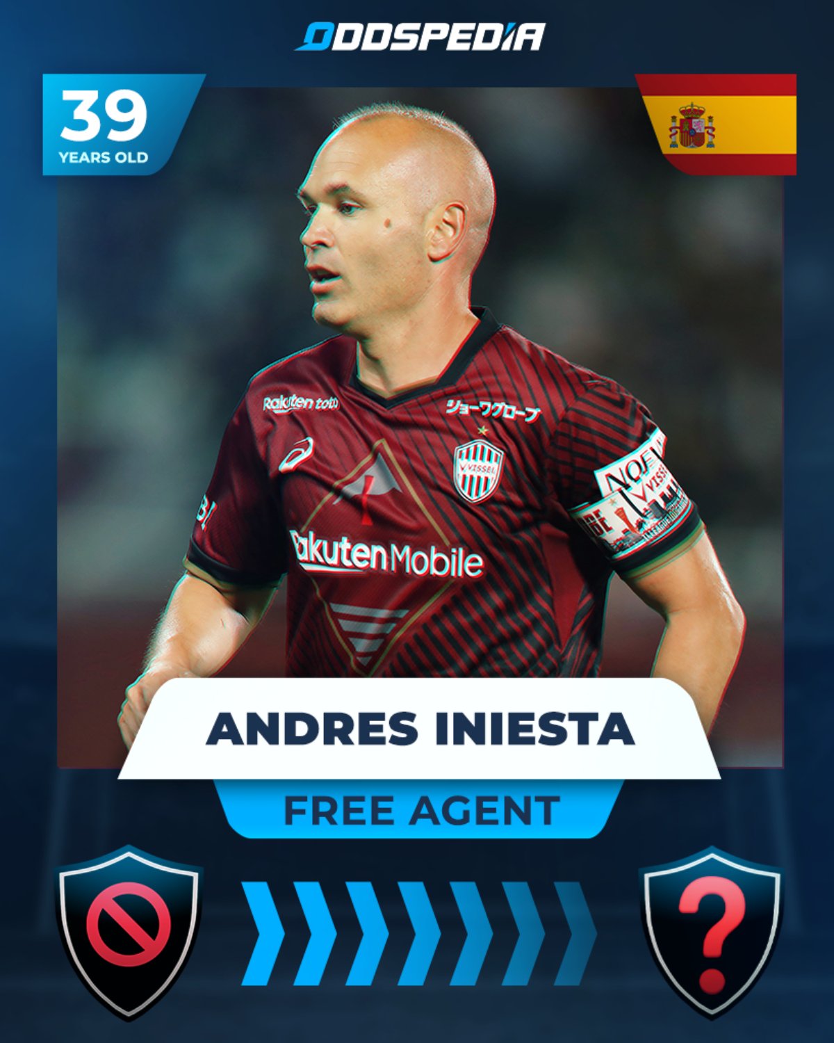 Andres Iniesta plays last game for Japanese club Vissel Kobe