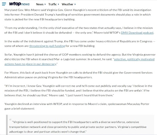 The Governor's presidential campaign has already derailed a $3.5 billion investment &amp; 2500 jobs in Southside - its not helping our NOVA's bid for the FBI - when is he going to start acting like a Governor &amp; not a presidential candidate?
<a href="/VASenateDems/">Virginia Senate Democrats</a> <a href="/SenDaveMarsden/">Dave Marsden</a> <a href="/KathyKLTran/">Kathy Tran</a>