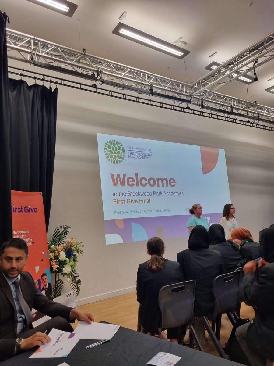GeoFirstGive's tweet image. Today I'm at @TSLTStockwoodPk to see the culmination of their hard work. We've got 10 presentations to get through today... let's go! #FirstGiveFinal