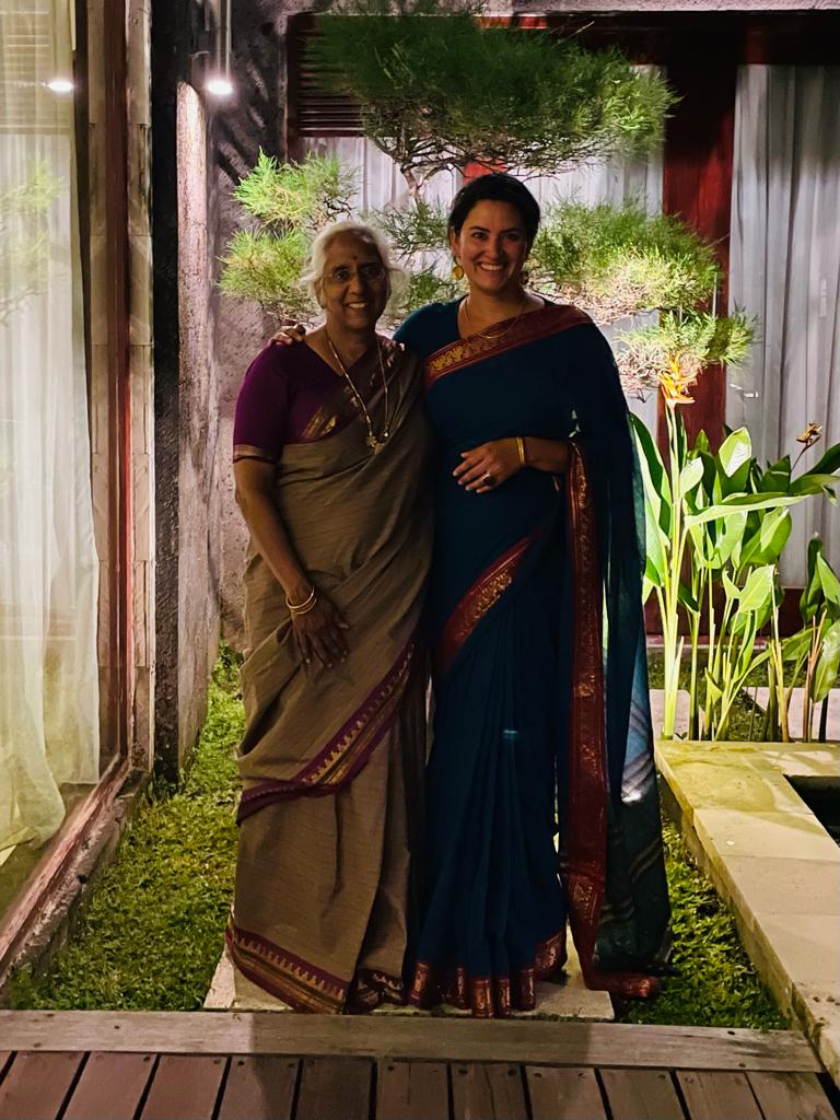 BirthPlaceLab's tweet photo. 🌍 Birth Place Lab's Dr. Saraswathi Vedam presented recently in Bali at #ICM2023!

Dr. Vedam is the Lead Investigator of the Birth Place Lab and Professor of Midwifery, at University of British Columbia and is pictured with her Daughter, Zoë Miller-Vedam. #EvidenceToReality https://t.co/O6njLmNx5X