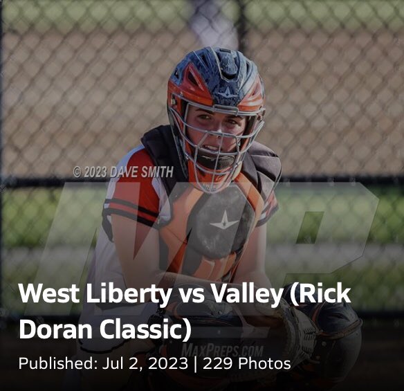 The photo gallery for the Varsity Softball game between West Liberty <a href="/WestlibertySB/">West Liberty Softball</a> vs WDM Valley <a href="/VHSTigerSB/">Coach Bakey</a> is on MaXPrep.com or you can follow this link: maxpreps.com/photography/ga… <a href="/VHSTigers/">Valley High School Athletics and Activities</a> #Rolltigers  <a href="/WestLibAthletic/">West Lib Athletics</a> <a href="/WestlibertyCSD/">West Liberty CSD</a>