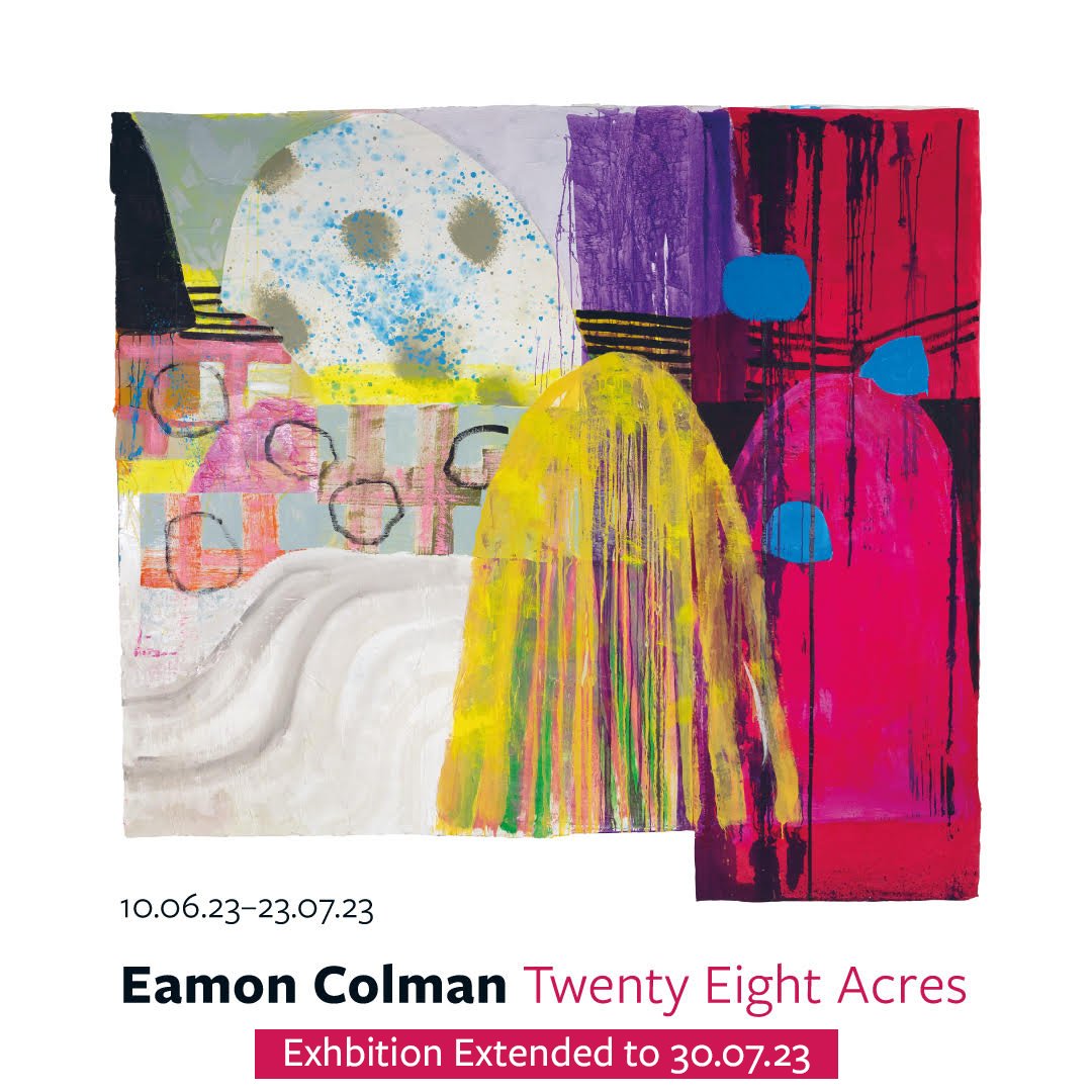 Due to popular demand we are extending Eamon Colman's exhibition, Twenty Eight Acres until the 30th July! The artwork is on display in our Main Gallery and you can watch the accompanying film by Kevin Hughes 'A man- A place' in our Digital Gallery for the full experience.