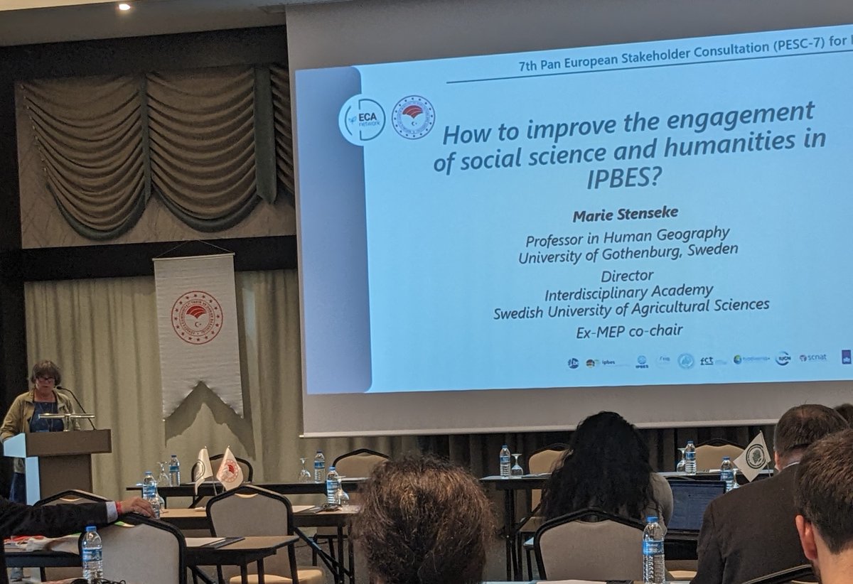 Biodiversity_be's tweet photo. Marie Stekene's emphasized the dynamic nature of @IPBES embracing scientific plurality, at #PESC7
Highlighting the crucial role of #socialSciences within IPBES. With an interdisciplinary approach, we can bridge gaps in expertise and foster comprehensive solutions🔬 https://t.co/Y0yyB1YFkR