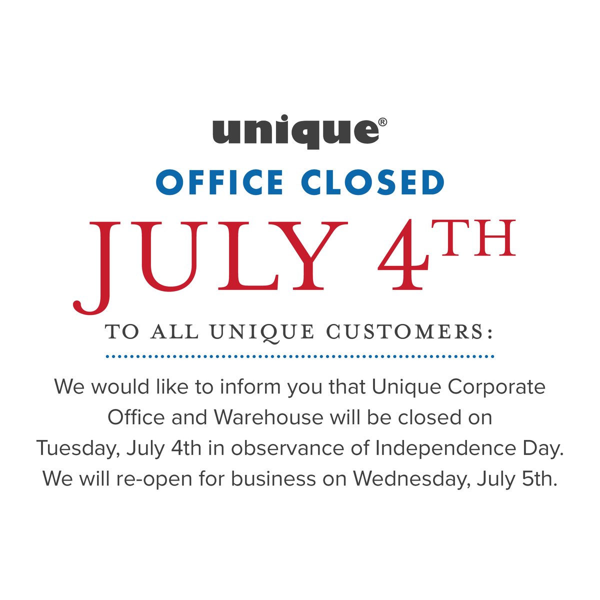Unique Industries tweet media
