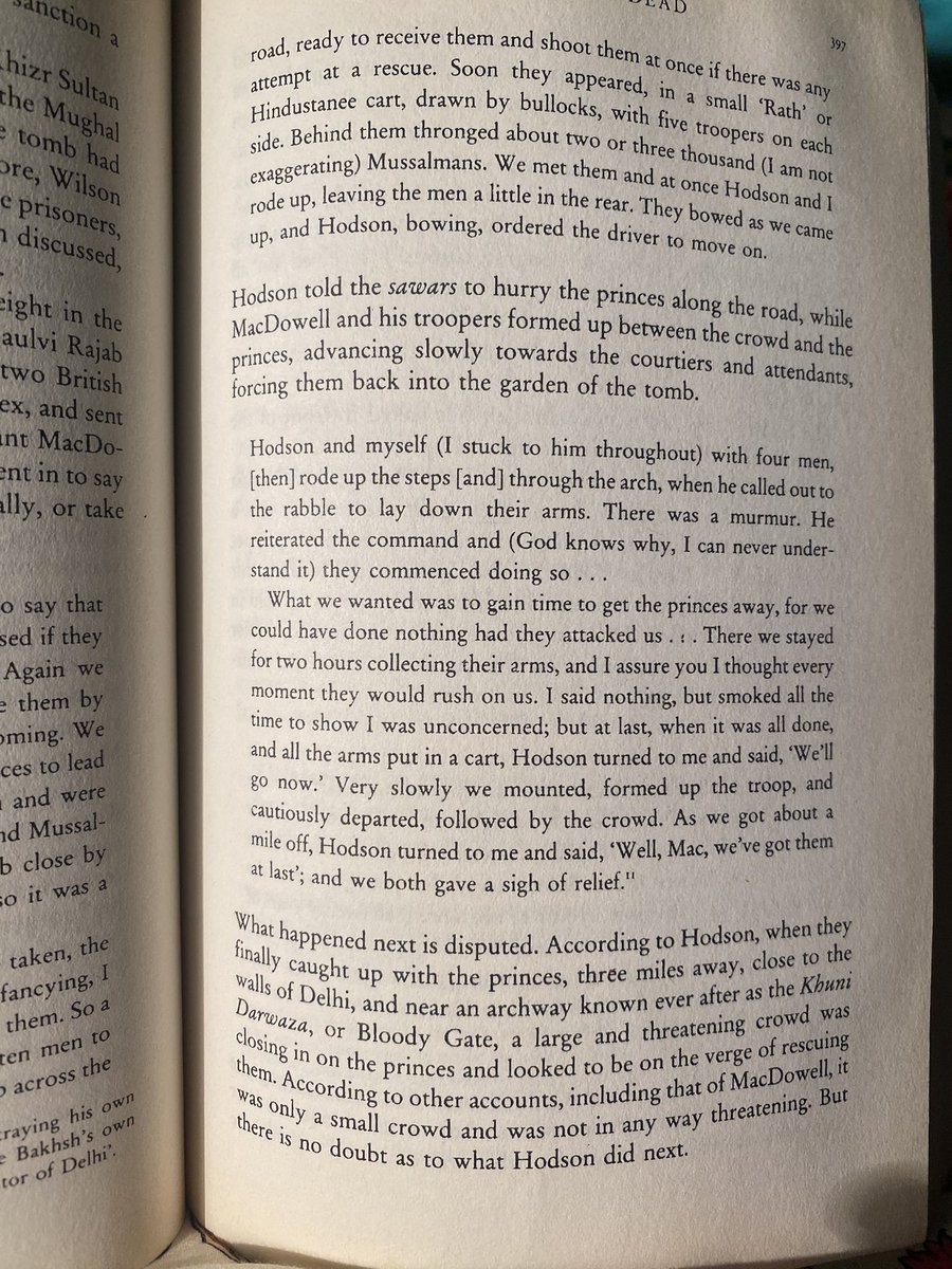 KulsumeHai's tweet photo. I found William Dalrymple’s The Last Mughal the most painful to read, as it describes the last effort of Mughal India to rid itself of British occupation, but this part about Mughal princes Mirza Mughal, Khizar Sultan and Abu bakr, who led the rebellion, is the saddest . https://t.co/FBxNd8aakh